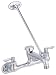 American Standard 8344.112.002 Exposed Yoke 6-Inch Spout Reach Utility Faucet, Chrome