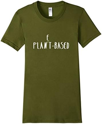 Women's Plant-based Planet-Based T Shirt - Vegan Shirt Medium Olive