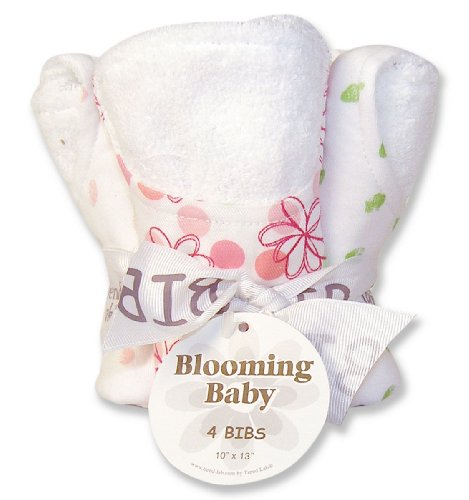 Trend Lab Hula Baby Set of 4 Bibs