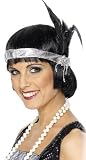 Smiffy's 1920's Silver Satin Charleston Headband