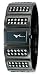 Accu2 By Accurist A2-24201 Ladies Black Linked Cuff Black Swarovski Crystal Watch