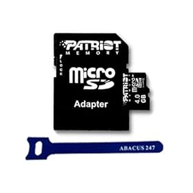 Patriot Signature Line 4gb MicroSDHC Flash Memory Card 4 GB (Abacus24-7 Velcro Tie Included)