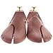 SONGMICS Pair of Cedar Shoe Tree Twin Tube Shoe Shaper Wood Shoe Boots Tree Adjustable 7-13