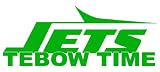 JETS TEBOW TIME (Ikon Sign Custom) NY JETS/Tim Tebow - 6" GREEN - Vinyl Decal WINDOW Sticker - NOTEBOOK, LAPTOP, WALL, WINDOWS, ETC.