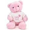 Pink "Baby Girl" Teddy Bear Plush Stuffed Animal