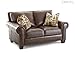 Steve Silver Company Escher Sofa with 2 Accent Pillows, 91