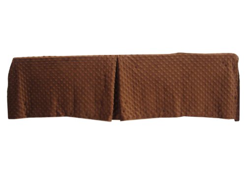 American Baby Company Heavenly Soft Crib Bed Skirt - Chocolate product image