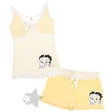 Betty Boop Yellow Shorty Pajamas for Juniors
