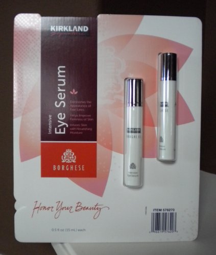 Kirkland Signature by Borghese Intensive Eye Serum 0.5 Oz x 2 (Pack of 2) Kirkland Signature by Borghese Intensive Eye Serum 0.5 Oz x 2 (Pack of 2)