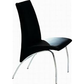 Eho Studios Hans Modern Dining Chair in Black or White