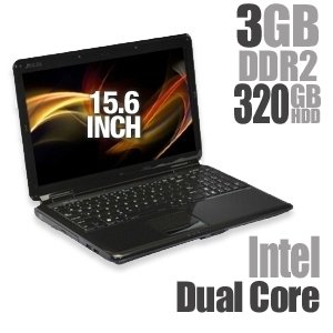 Asus K50IJ-RX05 Dual Core, 3 GB, 320 GB Refurbished Notebook PC