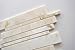 White Onyx Random Strip Mosaic Tile, Cross-Cut, Polished - Sample