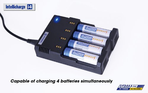JETBeam IntelliCharger i4 Charger - 2nd Generation - for charging 18650, 16340(RCR123), 14500, etc. Images