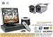 PRO SERIES Professional 2 Camera Indoor/OUTDOOR Color Sony Super HAD CCD 480 Lines 2.8-10mm Varifocal Lens Infrared Bullet Security Camera System with 4 Channel H.264 Digital Video Recorder - Internet and Cell Phone Viewing (iPhone, 3G Network, and More) - See Up to 130 Feet in Complete Darkness