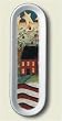 Spoon Rest ~ No Place Like Home ~ 11 inches x 3.5 inches ~ heavy ceramic ~ code 044