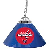 NHL Washington Capitals 14-Inch Single Shade Bar Lamp, Blue