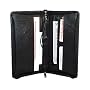 Genuine Cow Hide Leather Travel Passport Boarding Pass Ticket Wallet Available in 4 Colors: Burgundy, Black, Brown, Tan