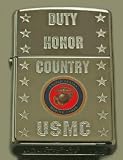 Marine USMC Duty Honor Country EGA Zippo Lighter