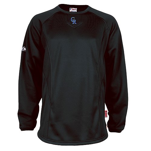 Colorado Rockies Therma Base Authentic Collection Tech Fleece by Majestic Athletic
