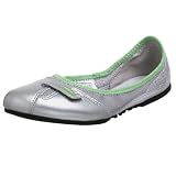 PUMA Womens Sabadella SL Sneaker,Silver/Bud Green,7.5 M US