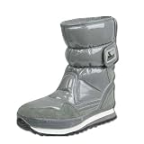 RUBBER DUCK　ラバーダック　SPORTY SNOW JOGGERS SHINY PU　スノーブーツスニーカー　SSPW-191　チャコールグレー
