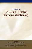 View Book 'Websters Quechua - English Thesaurus Dictionary'