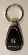 Honda Civic Si Chrome/Black Teardrop Keychain Made In USA!