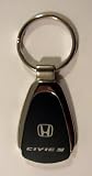 Honda Civic Si Chrome/Black Teardrop Keychain Made In USA!
