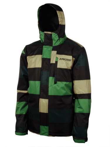 Protest Men's ADDICT boardjacket - Bottle, Medium