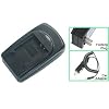 Digital Camera Battery AC/DC Charger for Panasonic CGA-S007 CGA-S007A/1B DMC-TZ1
