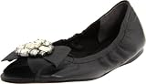 Vera Wang Lavender Women's Lucie Peep-Toe Flat
