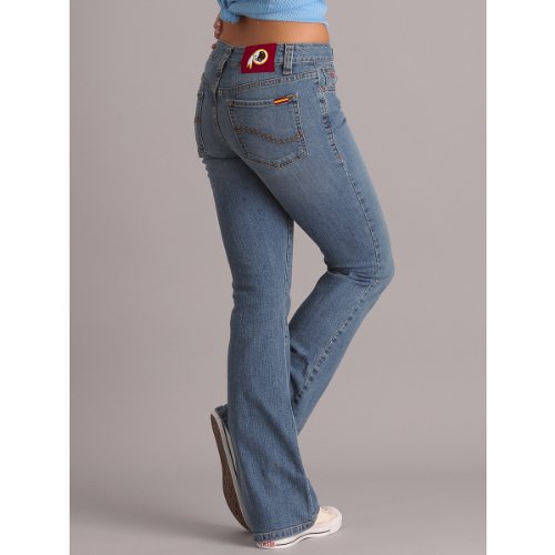 Washington Redskins Women's Cheerleader Boot Jeans - Medium Wash 12x33