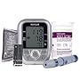 GenExel-Sein Duo-Care Wrist Blood Pressure/Glucose Meter Kit w/250 Test Strips