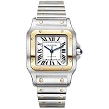 Cartier Men's W20099C4 Santos Galbee XL Automatic Stainless Steel and 18K Gold Watch