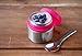 LunchBots Rounds Leak Proof Stainless Steel Food Containers Set of 2, 8 ounce, Pink