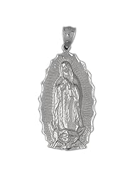 Clevereves 14K White Gold Pendant Religious 10.6 - Gram(s)