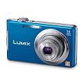 Panasonic Lumix DMC-FS16EG-A Digitalkamera (14 Megapixel, 4-fach opt. Zoom, 6,7 cm (2,7 Zoll) Display, bildstabilisiert) blau