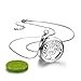 Tree of Life Essential Oil Diffuser Necklace Aromatherapy Real 316L Steel Fine Made For Aromatherapy Fragrance Enjoy 10 Piece Felt Pad included