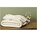 Gaiam 100% Organic Cotton Eco Fireside Throw Blanket (Natural Ivory Cream)