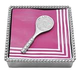 Beaded Box with Tennis Racquet