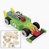 Design Your Own Unfinished Wood Race Car Kit