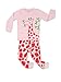Elowel Little Girls Giraffe 2 Piece Pajama Set 100% Cotton (Size6M-8Y)