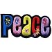 Peace Embroidered Iron On Hippie Patch