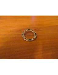 Jewelry: Vintage - PANETTA Faux Diamond and Emerald BROOCH - Jewelry - Panetta