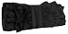 Satin Clutch Abendtasche, schwarz