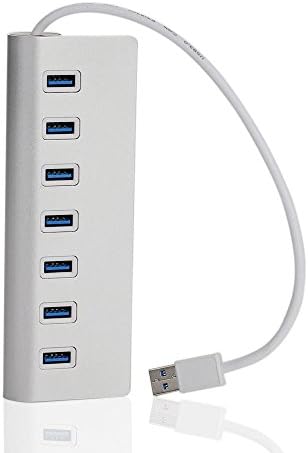 USB 3.0 Hub 7 Port Adapter LED Indicator for Pc Computer Laptop 5gb/s with Cable