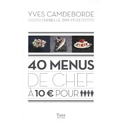 40 menus de chef � 10 euros pour 4 personnes