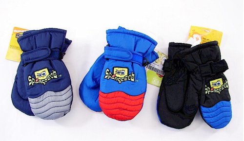 Sponge Bob SquarePants Toddler Winter Mittens 1 Pair