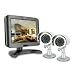 SVAT Compact Security System with 8.5" LCD Monitor & 2 Hi-Res Indoor/Outdoor Night Vision CCD Surveillance Cameras (CLEARVU6)