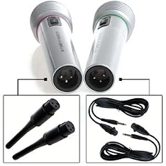 2x Funkmikrofon WIRELESS/WIRE Funk Mikrofon Funkmic KARAOK Live Audio HiFi Party